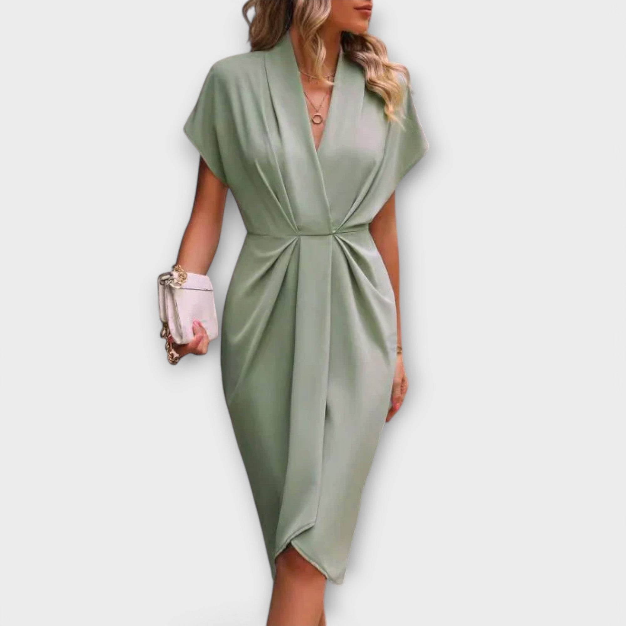 Esmeralda | Vestido midi cruzado