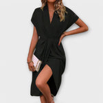 Esmeralda | Vestido midi cruzado