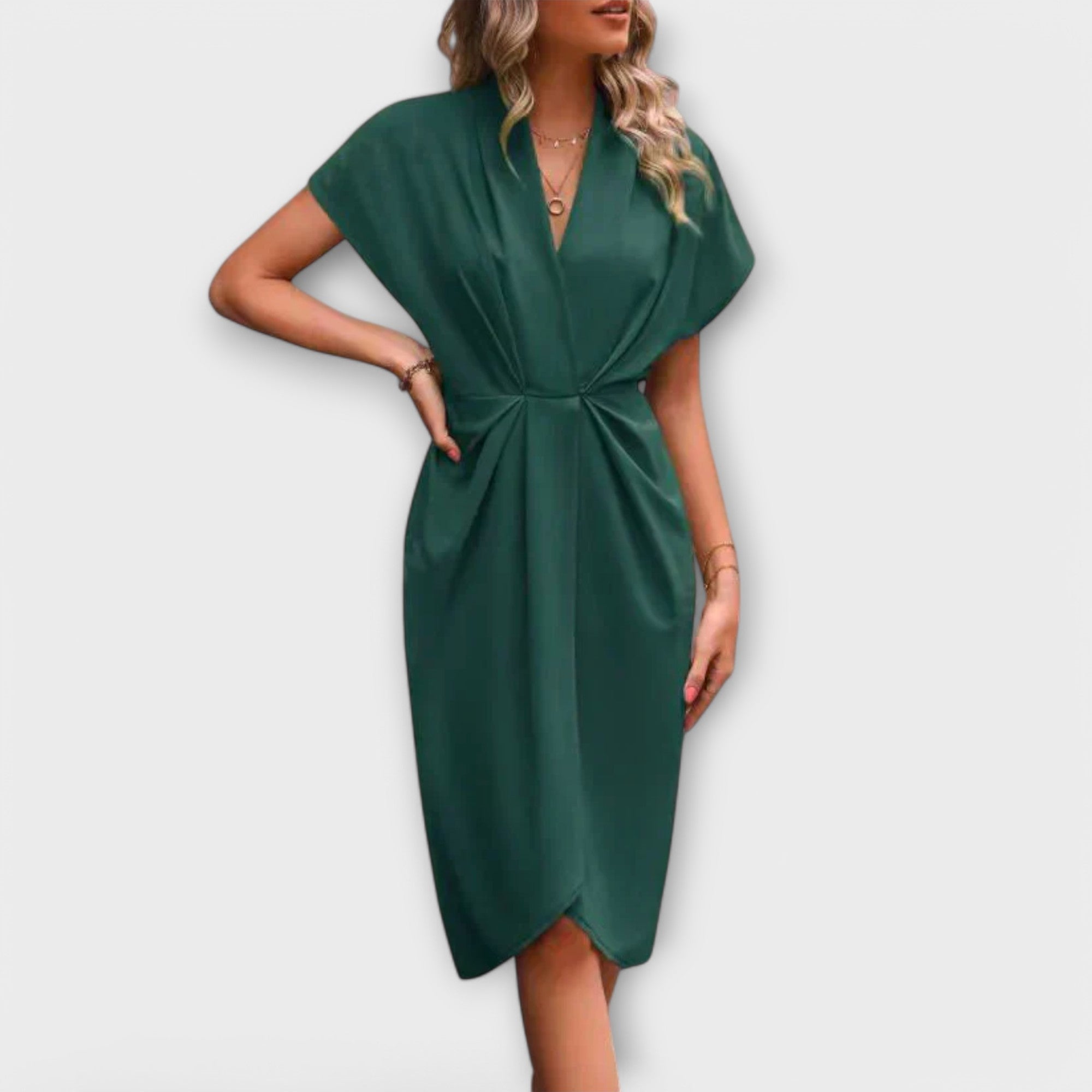 Esmeralda | Vestido midi cruzado