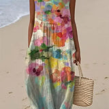Estíbaliz | Vestido midi multicolor versátil