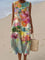 Estíbaliz | Vestido midi multicolor versátil