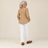 Estrella | Chaqueta con volantes y estampado western, vista de espaldas