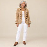 Estrella | Chaqueta con volantes y estampado western, vista de frente