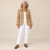 Estrella | Chaqueta con volantes y estampado western, vista de frente
