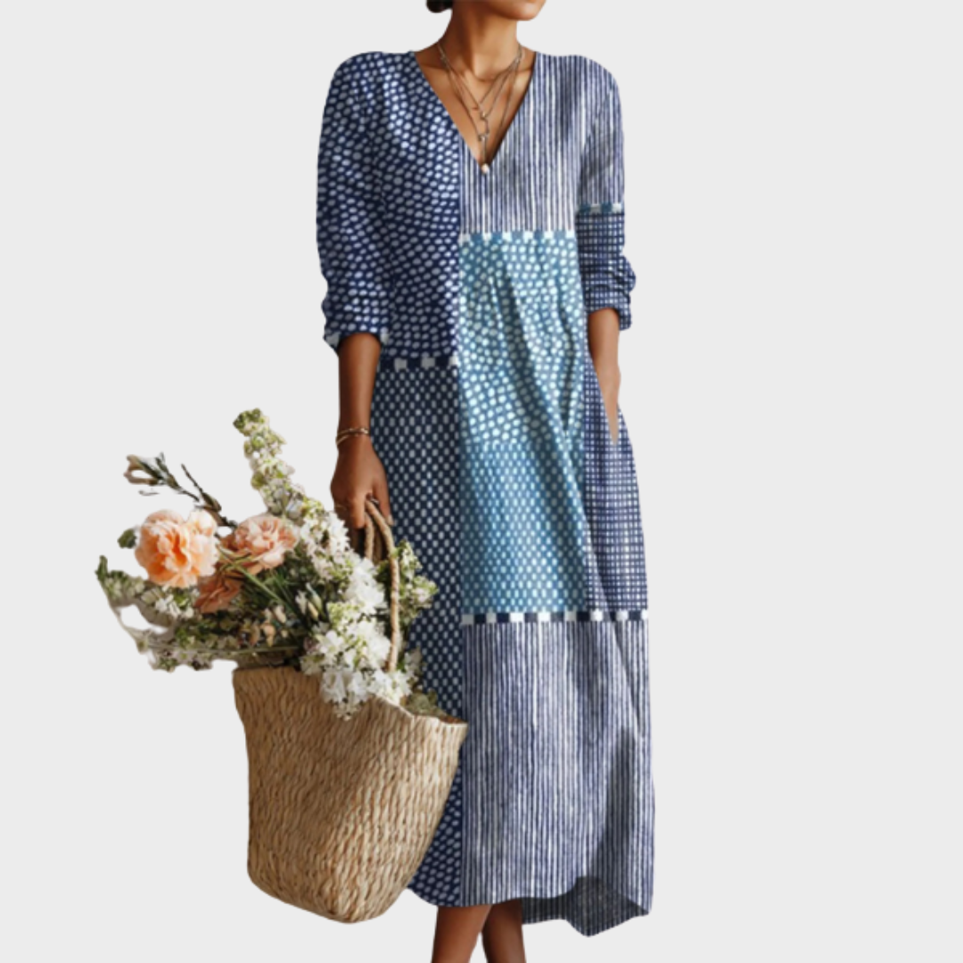 Estrella Rocío | Vestido de lino retro