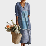 Estrella Rocío | Vestido de lino retro