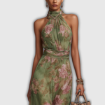 Evelia Lourdes | Vestido de verano de flores elegante
