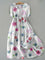 Evelia | Vestido de flores con cintura ajustable y cordones