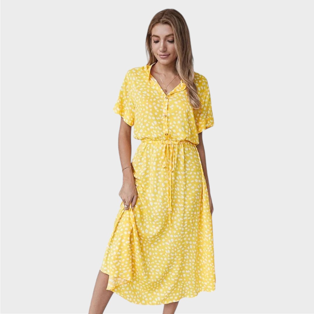 Fátima Reyes | Vestido de verano elegante multicolor