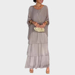 Fátima | Vestido de gasa elegante estilo bohemio para el día a día