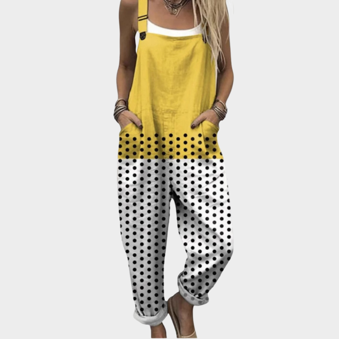 Felipa | Peto de lunares amarillo y blanco