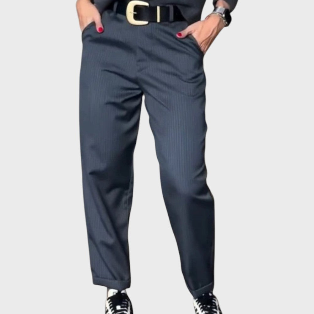 Flavia | Pantalón de traje de rayas