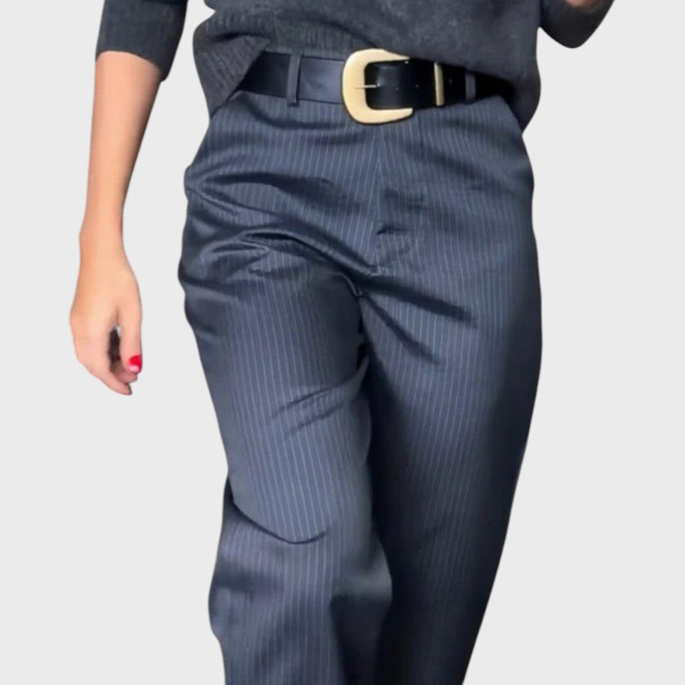 Flavia | Pantalón de traje de rayas