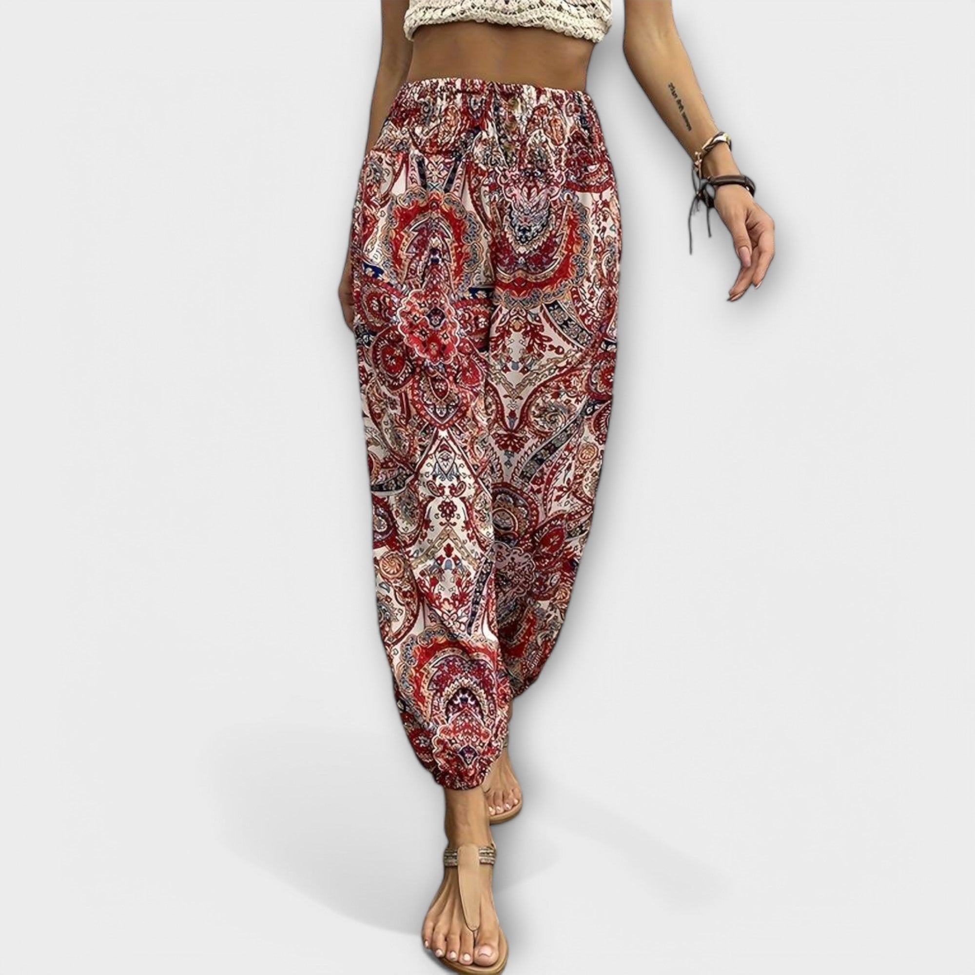 Florencia | Pantalón con estampado étnico