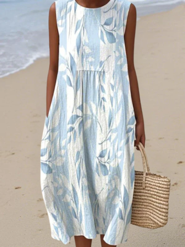 Florentina | Vestido midi clásico con estampado floral
