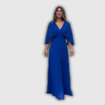 Francisca | Vestido largo plisado lleno de elegancia