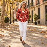 Gadea | Cárdigan de punto cómodo con botones, en la calle