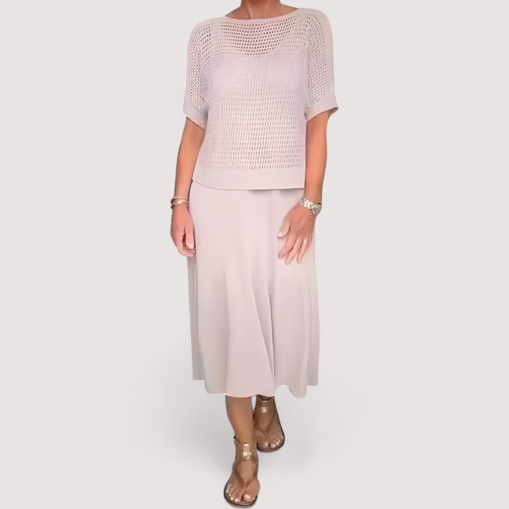 Garazi | Vestido de verano con cuerpo de punto