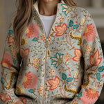 Gema | Cárdigan con estampado de jardín florido