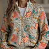 Gema | Cárdigan con estampado de jardín florido