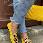 Gema | Mocasín con estampado animal