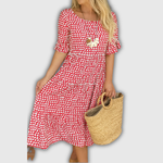 Gisela Esperanza | Vestido midi de manga corta