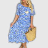 Gisela Esperanza | Vestido midi de manga corta