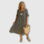 Gisela Esperanza | Vestido midi de manga corta