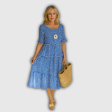 Gisela Esperanza | Vestido midi de manga corta