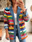 Gloria | Chaqueta vaquera con estampado de plumas