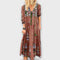 Graciela | Vestido largo boho de lino