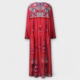 Graciela | Vestido largo boho de lino