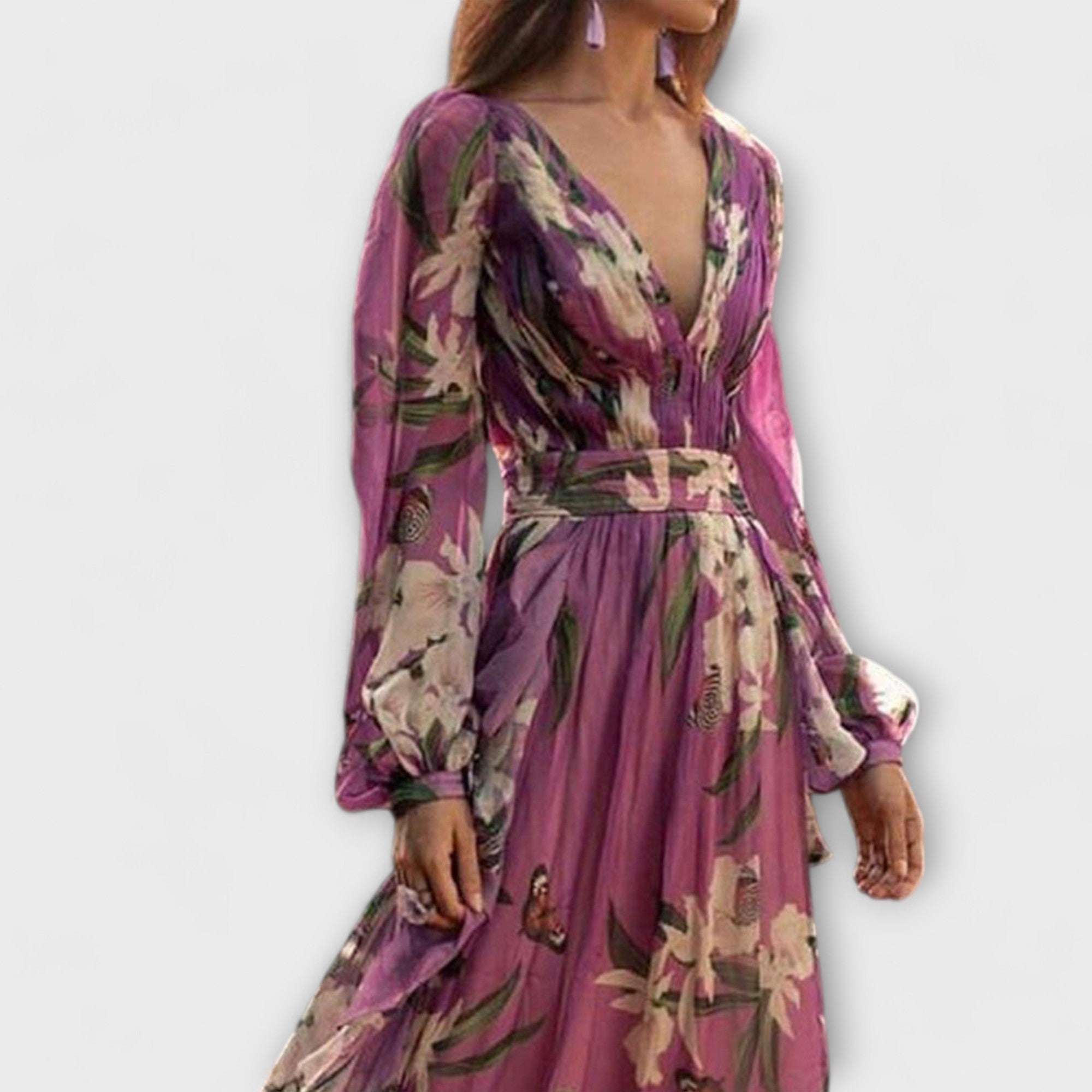 Gumersinda | Vestido largo elegante de alta gama