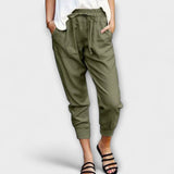 Hortensia | Pantalón de lino mezclado con algodón