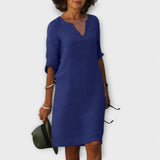 Hortensia | Vestido chic y cómodo con escote en V