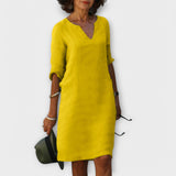 Hortensia | Vestido chic y cómodo con escote en V