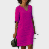 Hortensia | Vestido chic y cómodo con escote en V