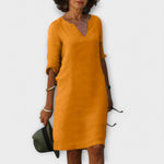 Hortensia | Vestido chic y cómodo con escote en V