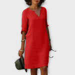 Hortensia | Vestido chic y cómodo con escote en V