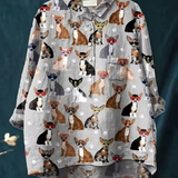 Ignacia | Blusa con estampado de chihuahua