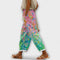 Irati | Pantalón informal estampado con botones