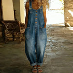 Iria | Conjunto de algodón suave efecto denim vintage