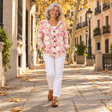 Ivana | Cárdigan de punto cómodo con capucha, en la calle