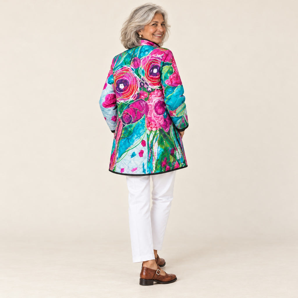 Ivana | Chaqueta acolchada, vista de espaldas