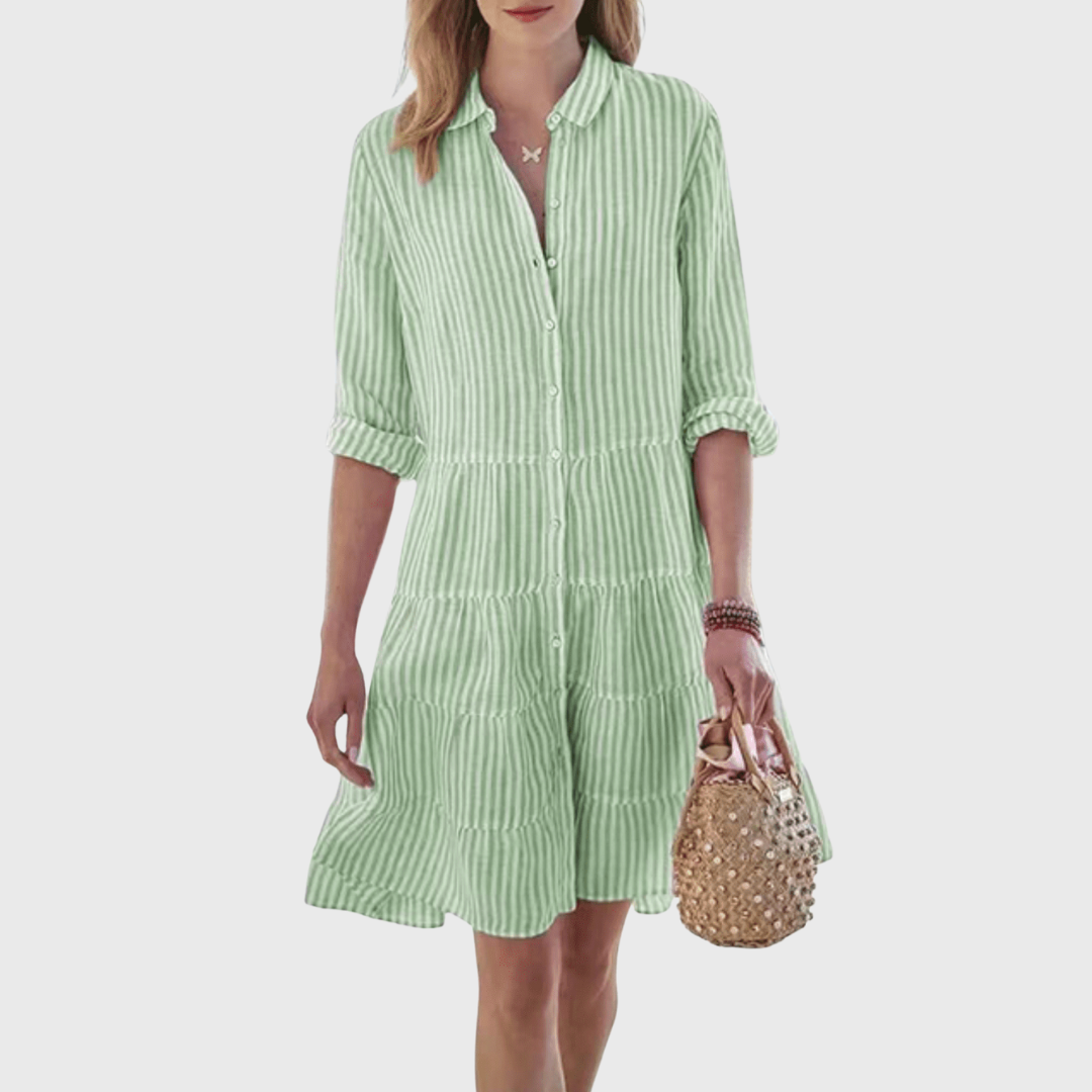 Jacinta | Vestido ligero de rayas