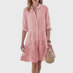 Jacinta | Vestido ligero de rayas