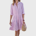 Jacinta | Vestido ligero de rayas