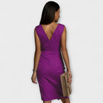 Jazmín | Vestido con abertura y cuello en V