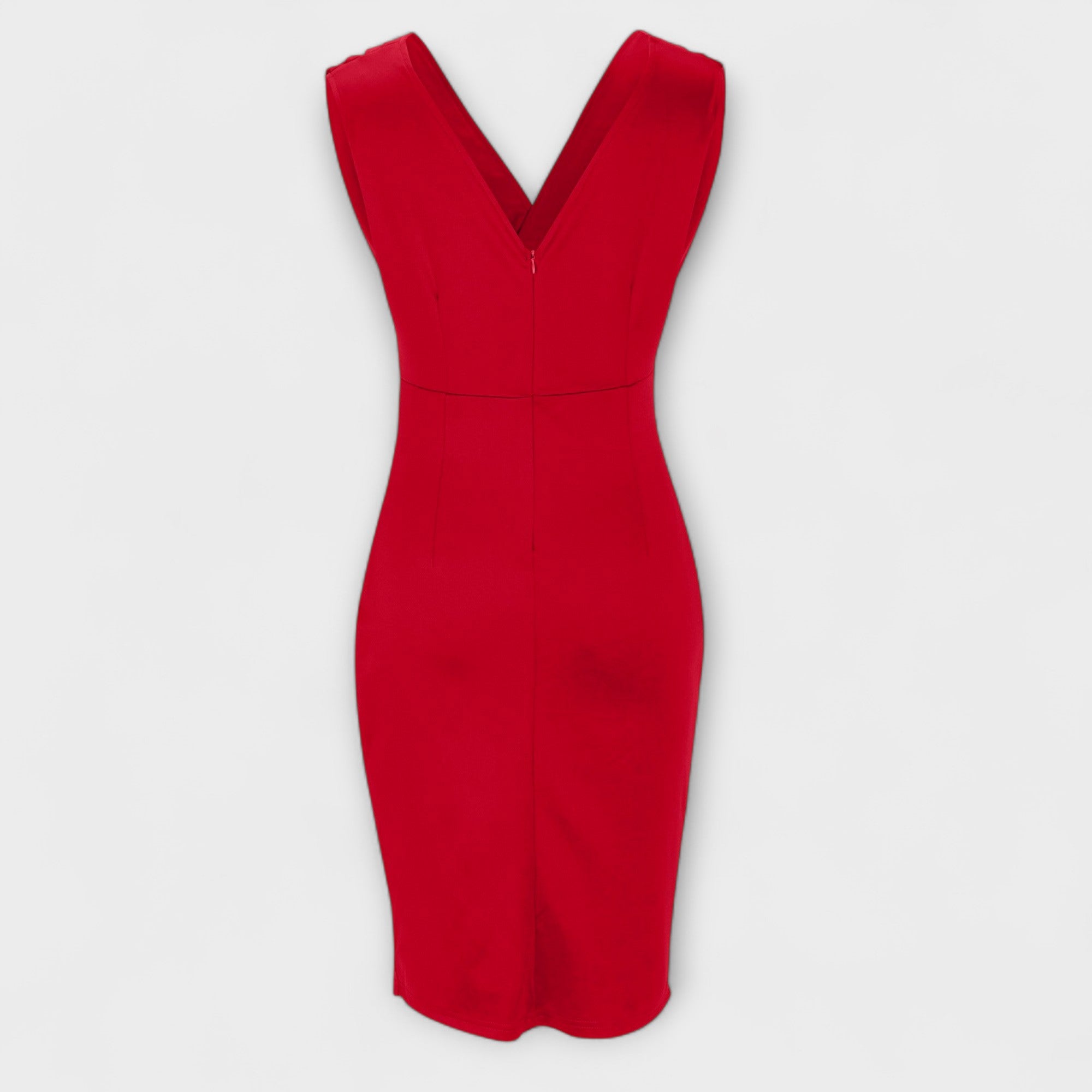 Jazmín | Vestido con abertura y cuello en V