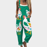 Jesusa | Peto verde con gallinas